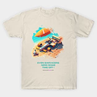 Simracer at the beach T-Shirt